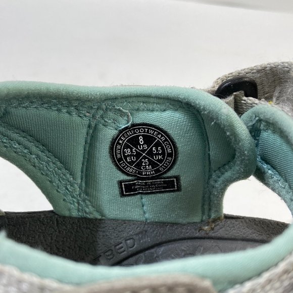 Keen Venice II H2 Sandals Paloma/Pastel Turquoise - Size 8 - Picture 4 of 6